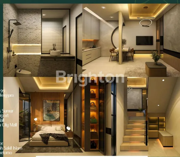 image RUMAH MODERN 4 UNIT JEJER TERBARU CASUAL EKSKLUSIF FASILITAS LENGKAP STRATEGIS PURI MAS (UNIT C HOOK) (3)