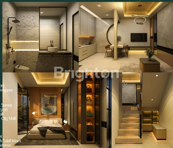 image RUMAH MODERN 4 UNIT JEJER TERBARU CASUAL EKSKLUSIF FASILITAS LENGKAP STRATEGIS PURI MAS (UNIT D) (2)