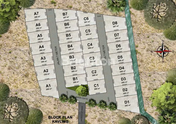 image DIJUAL TANAH KAVLING  PREMIUM DI MELASTI AREA KOMPLEK VILLA  DAN KAWASAN RESORT  (1)