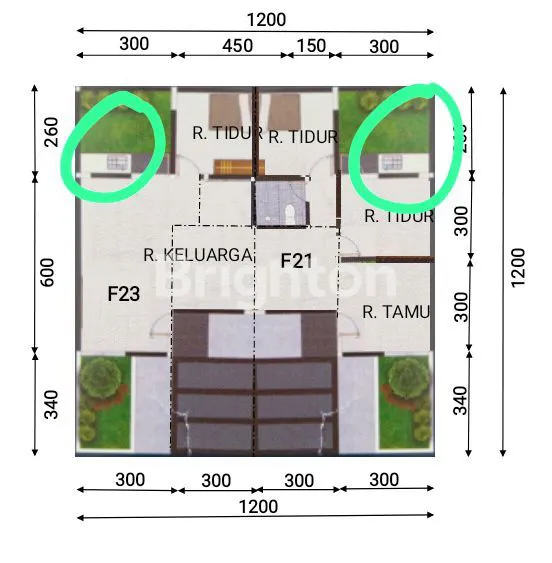 image RUMAH 2 UNIT GANDENG KOMPLEK SAVANNA SUMATERA CLUSTER DAMARA (2)