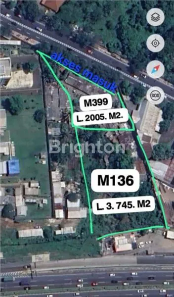 TANAH KOMERSIAL 5.750 M² – TB SIMATUPANG PASAR REBO | NJOP 2025: RP 135 MILYAR | HARGA JUAL HANYA 50% DARI NJOP