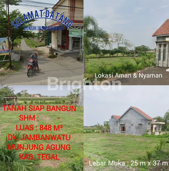 TANAH PREMIUM 848M2 SIAP BANGUN DI KRAMAT, TEGAL - HOOK