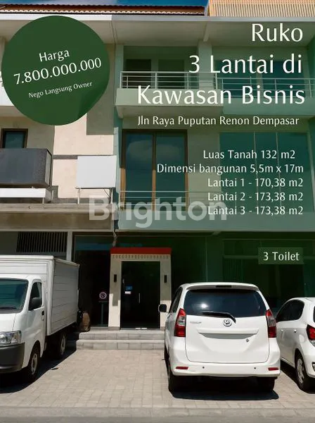 image RUKO MEWAH 3 LANTAI DI PRIME AREA RENON FULLY FURNISHED (1)
