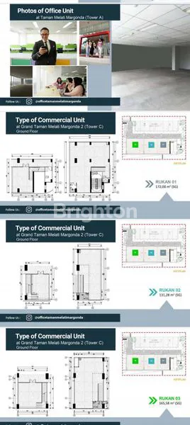 image OFFICE STRATEGIS FULL FURNISHED DI MARGONDA DEPOK (3)