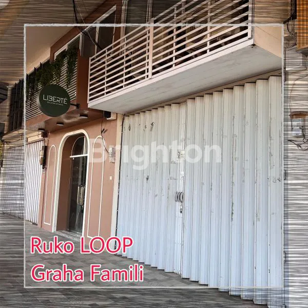 image RUKO LOOP PLAZA GRAHA FAMILI 3 LANTAI SIAP PAKAI - HADAP JALAN (2)