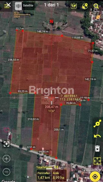 image DIJUAL LAHAN TANAH DI LOKASI KABUH JOMBANG (1)