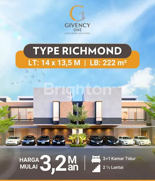 image RUMAH BARU GIVENCY ONE TYPE RICHMOND (1)