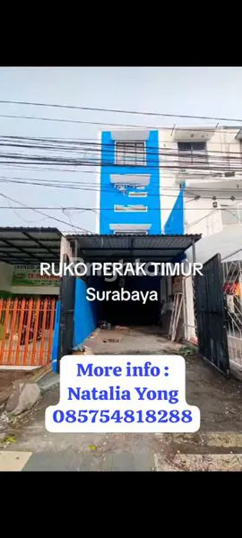 RUKO  DI PERAK TIMUR, SURABAYA DIJUAL / DISEWA