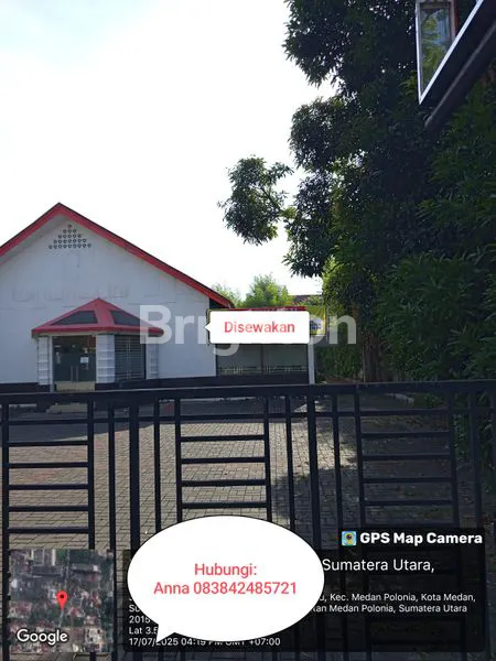 RUMAH DISEWAKAN D INTI KOTA MEDAN
