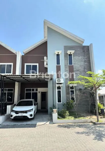 image RUMAH 2 LANTAI CLUSTER FURNISHED MINIMALIS MODERN + CARPORT 1 MOBIL, ONE GATE SYSTEM, CCTV & SECURITY 24 JAMSIAP HUNI (1)