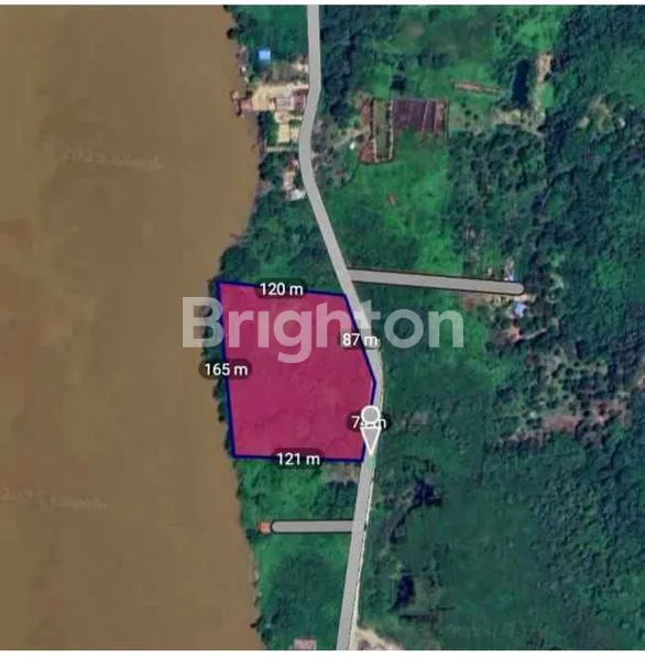 TANAH LUAS 2 HA TEPIAN MAHAKAM, IDEAL UNTUK DERMAGA KAPAL