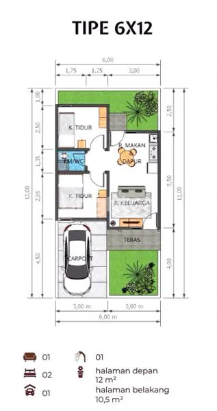 image SAMARA RESIDENCE - RUMAH MODERN SUBSIDI 2KT DI PALARAN, 5 MENIT KE GERBANG TOL & BEBAS BANJIR (2)
