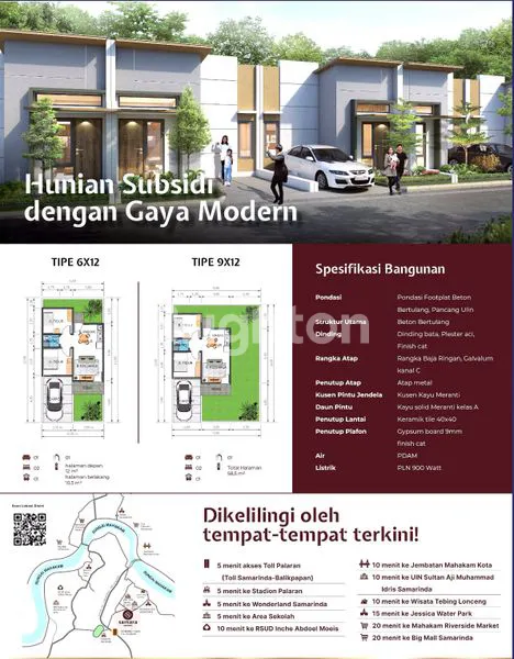 image SAMARA RESIDENCE - RUMAH MODERN SUBSIDI 2KT DI PALARAN, 5 MENIT KE GERBANG TOL & BEBAS BANJIR (4)