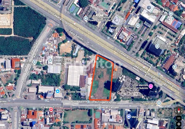 LAHAN SEGITIGA EMAS JAKARTA, DIBAWAH HARGA NJOP