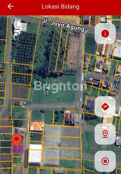 TANAH KAVLING MURAH COCOK UNTUK RUMAH KOST DI JOYOAGUNG MERJOSARI MALANG