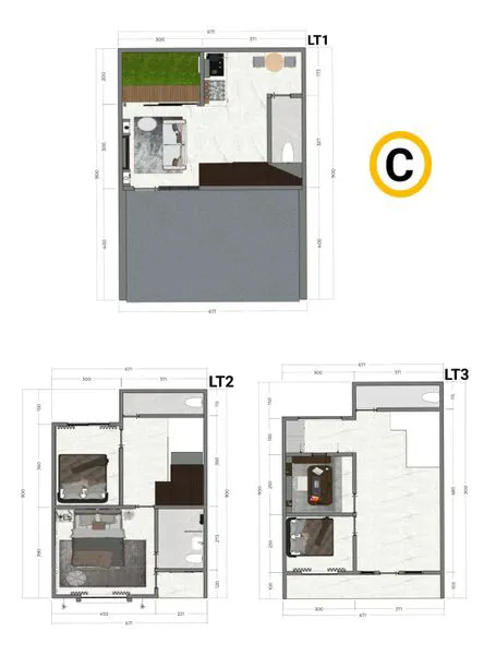 image CLUSTER BARU 3 LANTAI DI HAJI NAWI - 5 MENIT KE PIM & MRT (8)