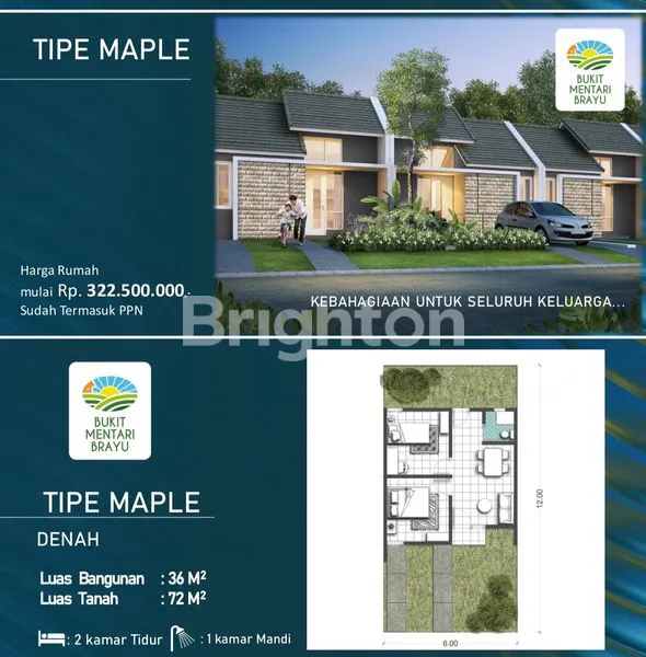 image RUMAH MURAH SIAP HUNI DI BUKIT MENTARI BRAYU MOJOKERTO  (2)