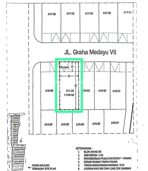 image TANAH PERUM CLOVER VILLE SIAP BANGUN DEKAT OERR (1)