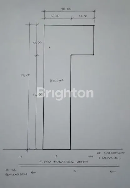 image DIJUAL LAHAN TANAH DI 0 JALAN RAYA OSOWILANGON DEKAT TOL ROMOKALISARI (4)