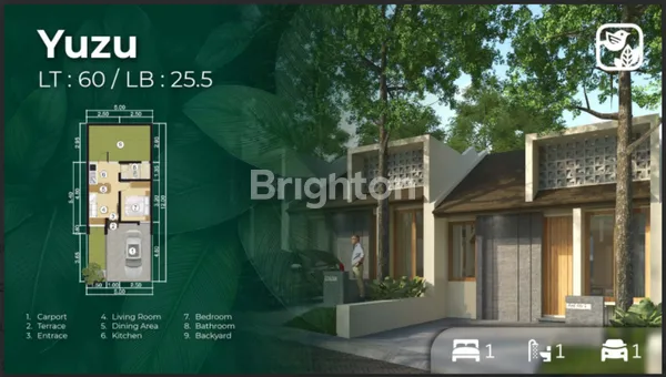 image TIPE YUZU - SPRINGHILL YUME GREEN, CISAUK - RUMPIN - BOGOR   (1)