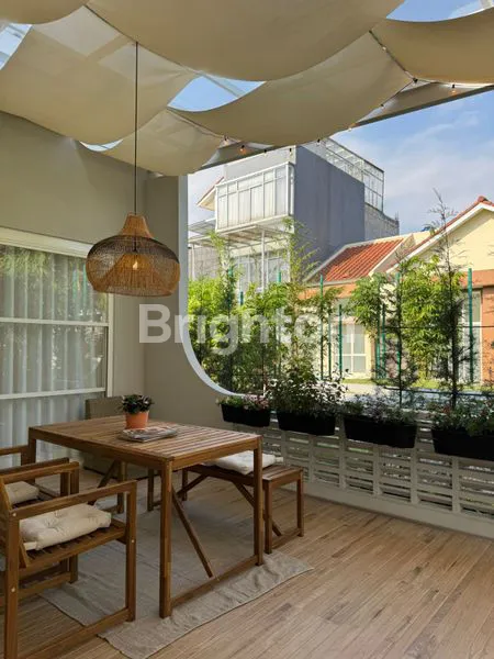 image RUMAH MEWAH SKANDINAVIA 4KT DI KBP, FULL FURNISH, VIEW ASRI (1)