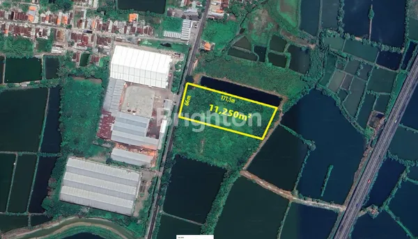 JUAL CEPAT TANAH KOMERSIAL STRATEGIS SHM DI RAYA IKER IKER GEGER, CERME, GRESIK.