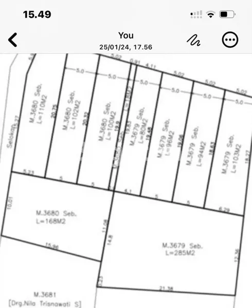 KAVLING TANAH PINGGIR JALAN BUAT RUKO JEJERAN JL. ALAM RAYA CIWASTRA TERUSAN BUAH BATU KOTA BANDUNG