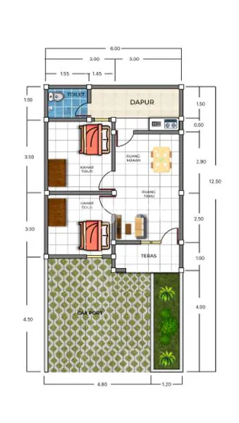 image RUMAH CLUSTER TYPE 42/75 DI TABANAN DP MULAI 5% (2)