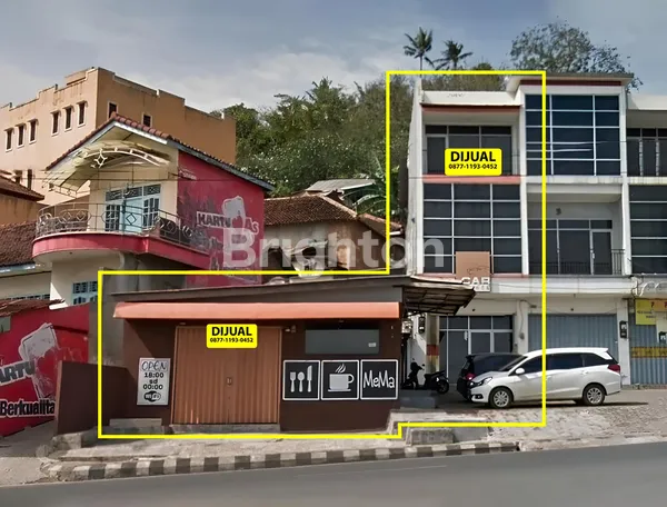 JUAL MURAH RUKO 3 LANTAI DAN KIOS PINGGIR JALAN GAJAH MADA