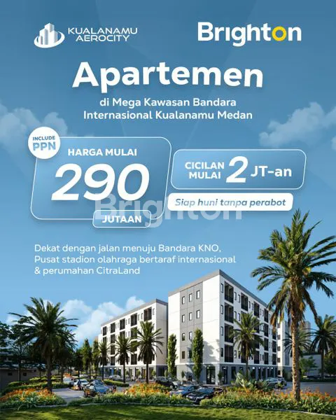 APARTEMEN DAN RUKO EKSKLUSIF AEROCITY KUALA NAMU INTERNATIONAL AIRPORT