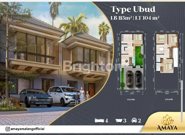 Gambar Property RUMAH TYPE UBUD DI AMAYA VILLAGE, MALANG