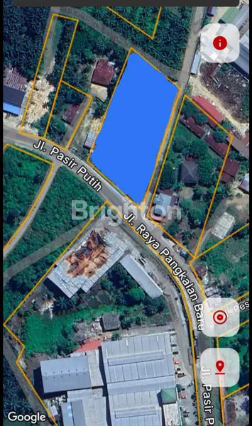 TANAH HOOK 4985 M² STRATEGIS DI JL. PASIR PUTIH - AKSES CONTAINER