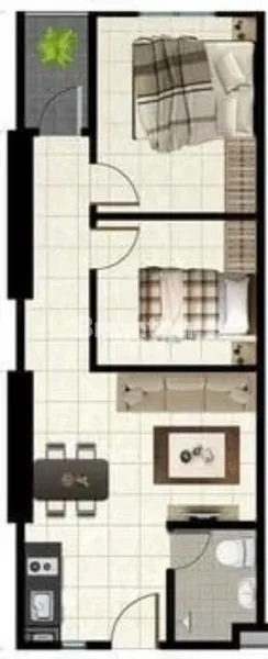 image JUAL CEPAT!! APARTEMEN 2 BED ROOM TELUK INTAN (3)