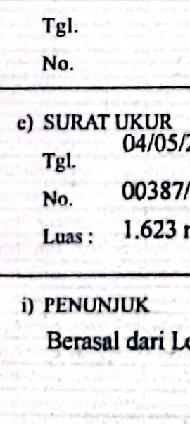 image PEKALONGAN TANAH TEBU 1623 SHM DIJUAL  (1)