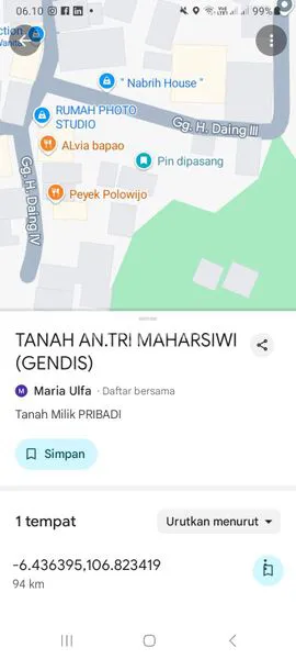 image MURAH TANAH KAV DEKAT KOMPLEK GDC DEPOK (4)