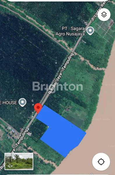 TANAH PREMIUM 3.2 HA TEPI SUNGAI INDRAGIRI - LOKASI STRATEGIS