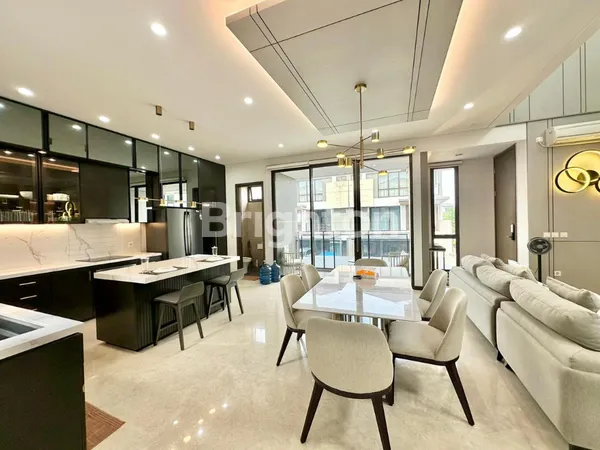 image RUMAH MEWAH THE ZORA BSD HOEK FULL FURNISH 11.8 X 17 JARANG ADA (1)