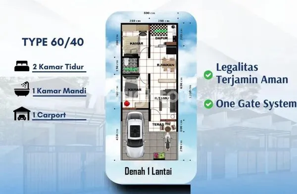 image RUMAH DI GRAHA RAYA DIJUAL 800-AN JT (3)