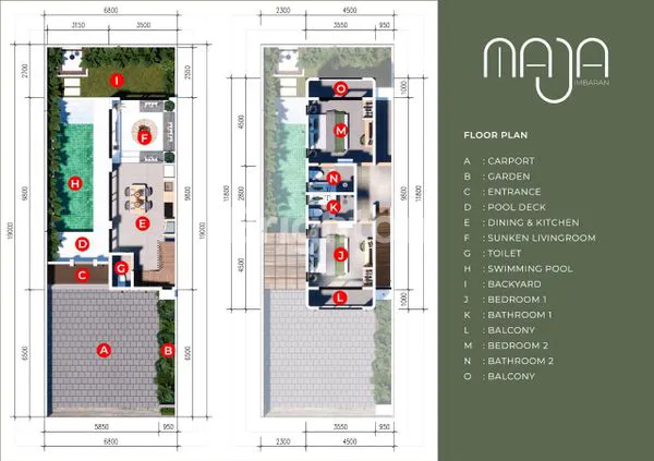 image VILLA MEWAH 2BR DENGAN POOL PRIBADI DI JIMBARAN BALI (2)