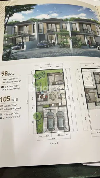 image RUMAH 2 LT PONDOK TJANDRA CLUSTER FAVORIT DEKAT TOL  (4)