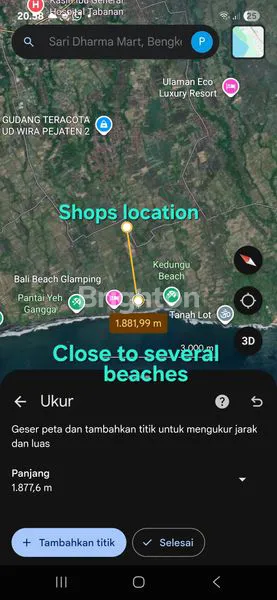 image SHOPS FOR RENT (TOKO DIKONTRAKKAN ) DEKAT PANTAI KEDUNGU , PANTAI YEH GANGGA (4)