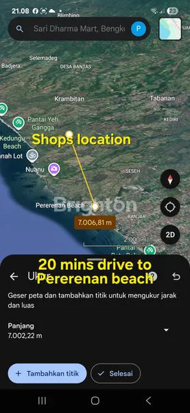 image SHOPS FOR RENT (TOKO DIKONTRAKKAN ) DEKAT PANTAI KEDUNGU , PANTAI YEH GANGGA (5)