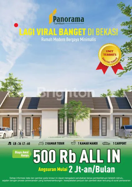 image DIJUAL RUMAH TAMBUN,- BEKASI . BOOKING CUMA 500RB (1)