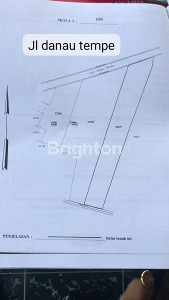 image LAND FOR RENT SUITABLE FOR BUILDING A VILLA OR STAR HOTEL RIGHT IN THE HEART OF THE TOURISM AREA OF JALAN DANAU TEMPE SANUR<br />
 (2)