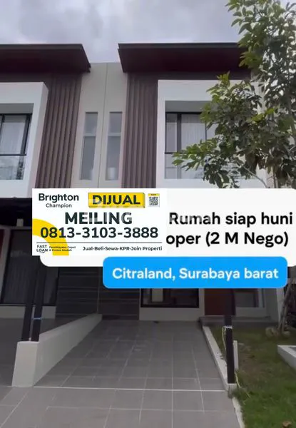 image RUMAH BARU SIAP HUNI NORTHWEST CENTRAL SURABAYA (1)