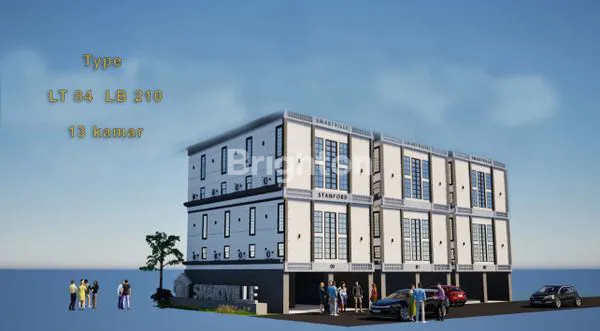 image RUKOS MEWAH BARU 12 KAMAR DEKAT TAMAN SINGHA MERJOSARI (1)