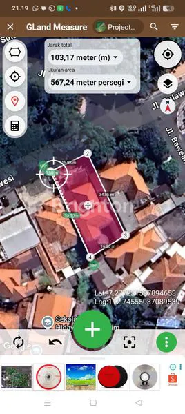 image  TANAH 571 M² DENGAN SISA BANGUNAN DI JALAN SULAWESI SURABAYA TIMUR – AREA KOMERSIL STRATEGIS (1)