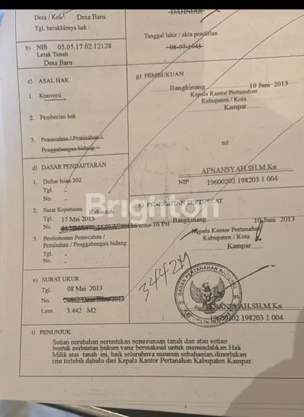 image TANAH HOOK PREMIUM 3442M² DI JALAN PASIR PUTIH - SIAP BANGUN (5)