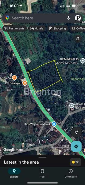 image TANAH KOSONG DI PINGGIR JALAN SURAKARTA - SEMARANG,KAB.SEMARANG,JAWA TENGAH. (1)