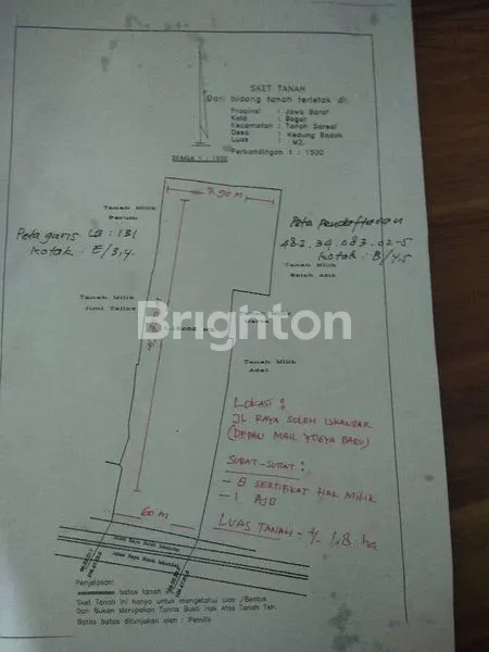 image TANAH DI JL PROPINSI SOLEH ISKANDAR TANAH SAREAL BOGOR COCOK UNTUK USAHA HOTEL RUMAH SAKIT MALL POM BENSIN (2)